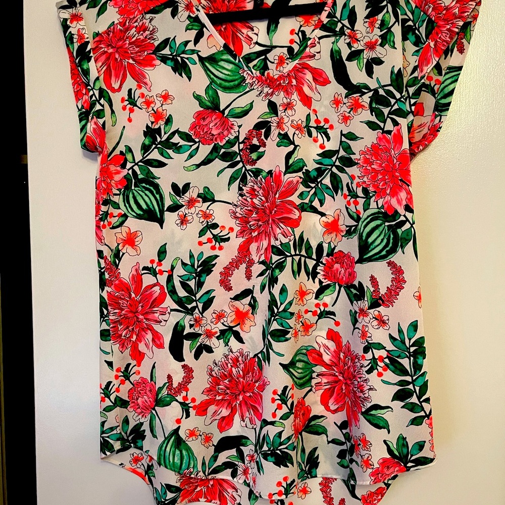 Express top with flowers